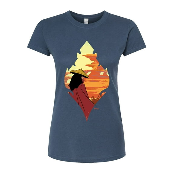 Raya and the Last Dragon - Raya Silhouette - Juniors Fitted Graphic T-Shirt