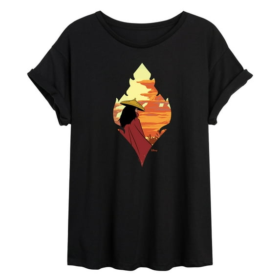 Raya and the Last Dragon - Raya Silhouette - Women's Oversized T-Shirt