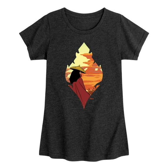 Raya and the Last Dragon - Raya Silhouette - Toddler & Youth Girls Short Sleeve Graphic T-Shirt