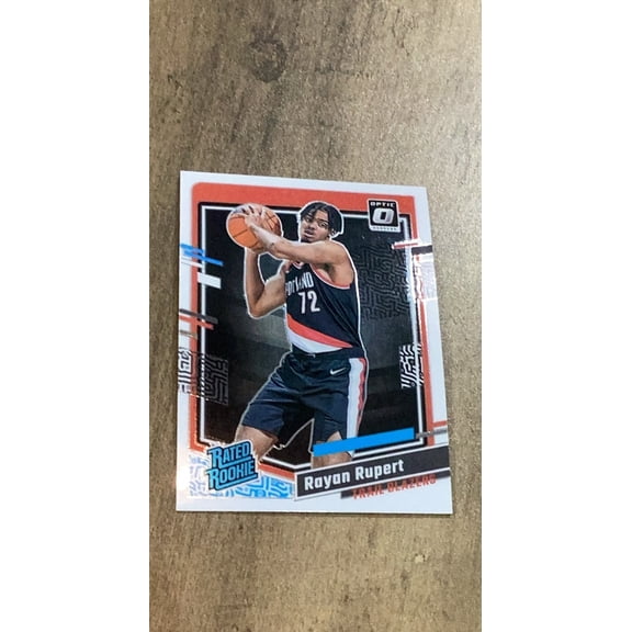 Rayan Rupert NBA Portland Trail Blazers 2023-24 Donruss Optic 248 Trading Card