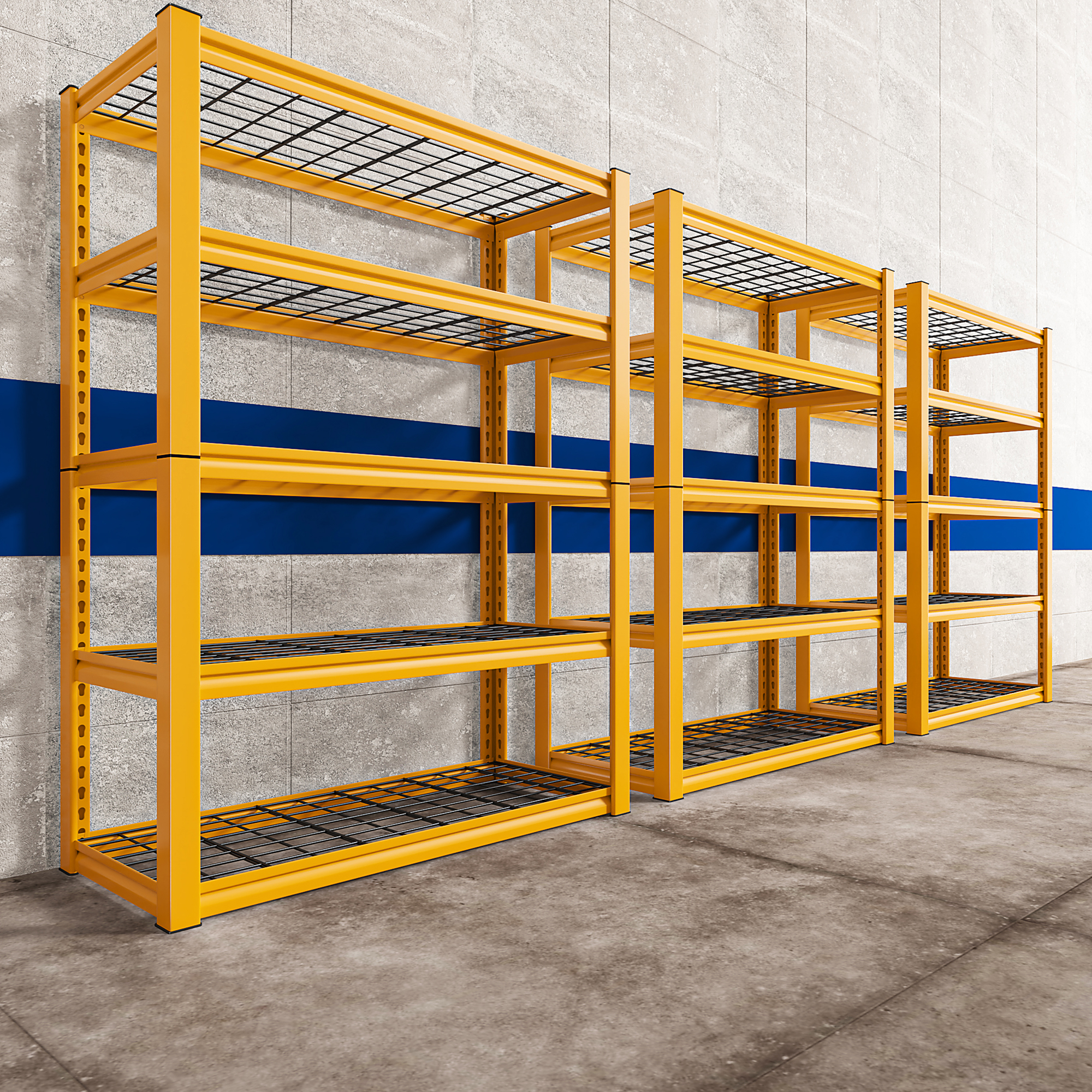 Raybee 3Pack Garage Shelving Heavy Duty 40" Wide Garage Storage Shelf