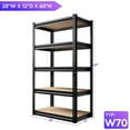RaybeeFurniture 5 Tier Garage Shelving Storage Shelves, Heavy Duty