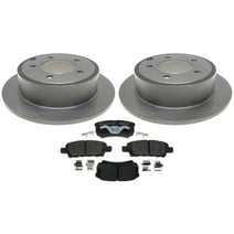 Raybestos 1037CH780457R, Replacement Pad and Rotors Brake Kit for Select Chrysler, Dodge, Jeep and Mitsubishi Vehicles