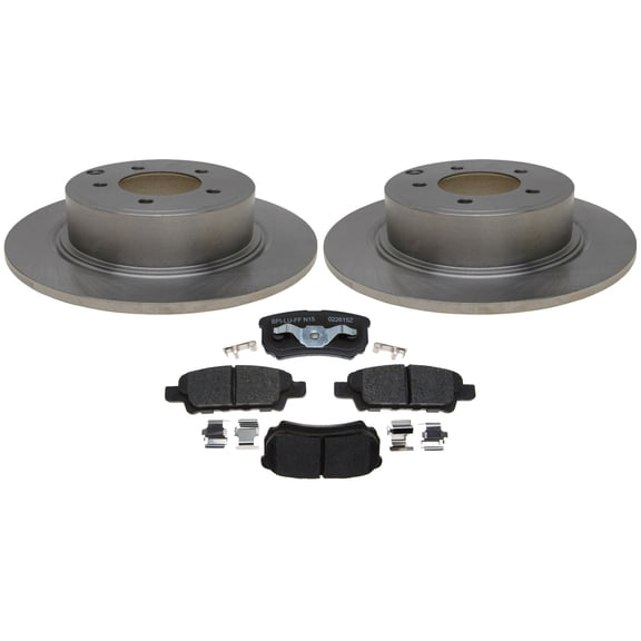 Raybestos 1037CH780541R, Replacement Pad and Rotors Brake Kit for Select Chrysler, Jeep and Mitsubishi Vehicles