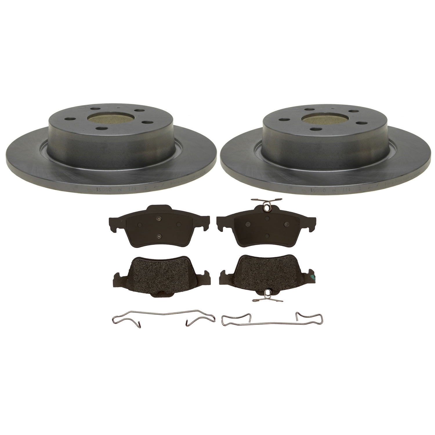 Raybestos 1095CH680999R, Automotive Replacement Pad and Rotors Brake Kit with Disc Brake Pad and Rotors for Select Ford Escape and Transit Vehicles