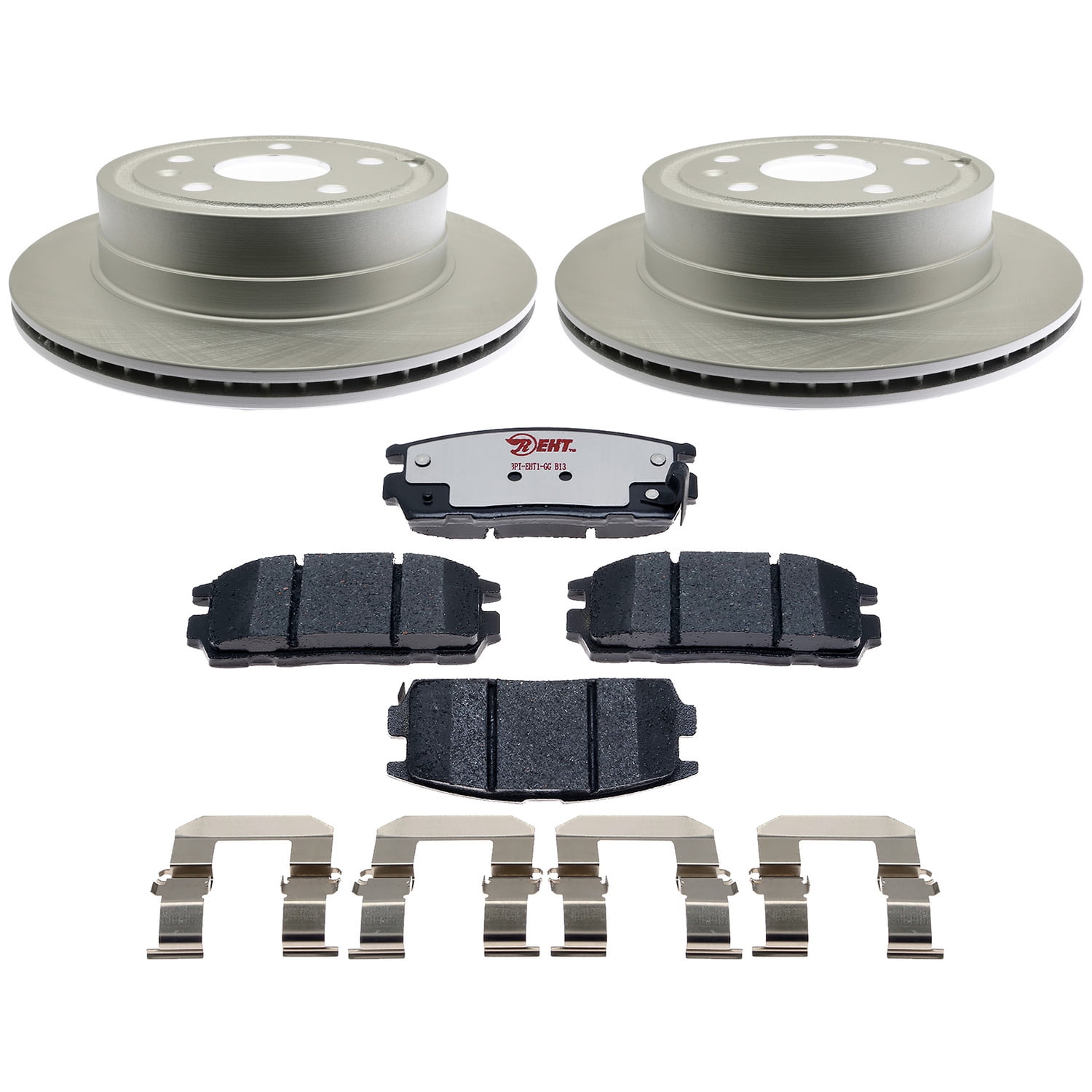 Raybestos 1275CH580763R, Replacement Pad and Rotors Brake Kit for Select Chevrolet Equinox and GMC Terrain Vehicles