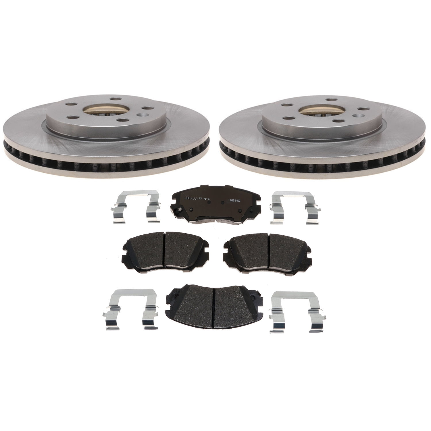 Raybestos 1421CH580839R, Replacement Pad and Rotors Brake Kit for Select Buick and Chevrolet Vehicles Fits select: 2013-2015 CHEVROLET MALIBU, 2016 CHEVROLET MALIBU LIMITED