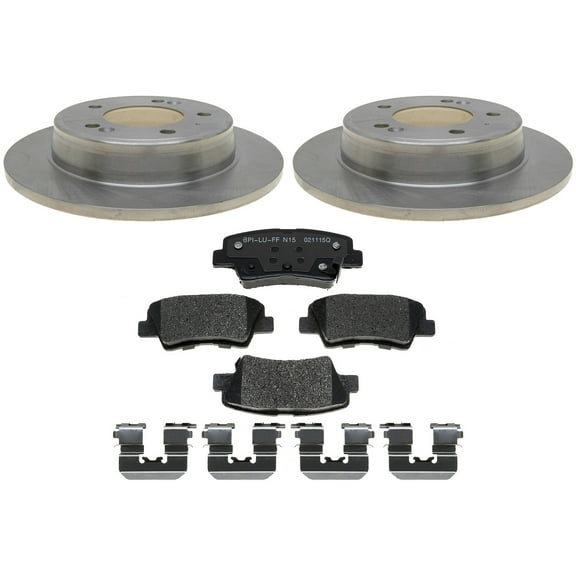 Raybestos 1544CH980957R, Replacement Pad and Rotors Brake Kit for Select Hyundai and Kia Vehicles