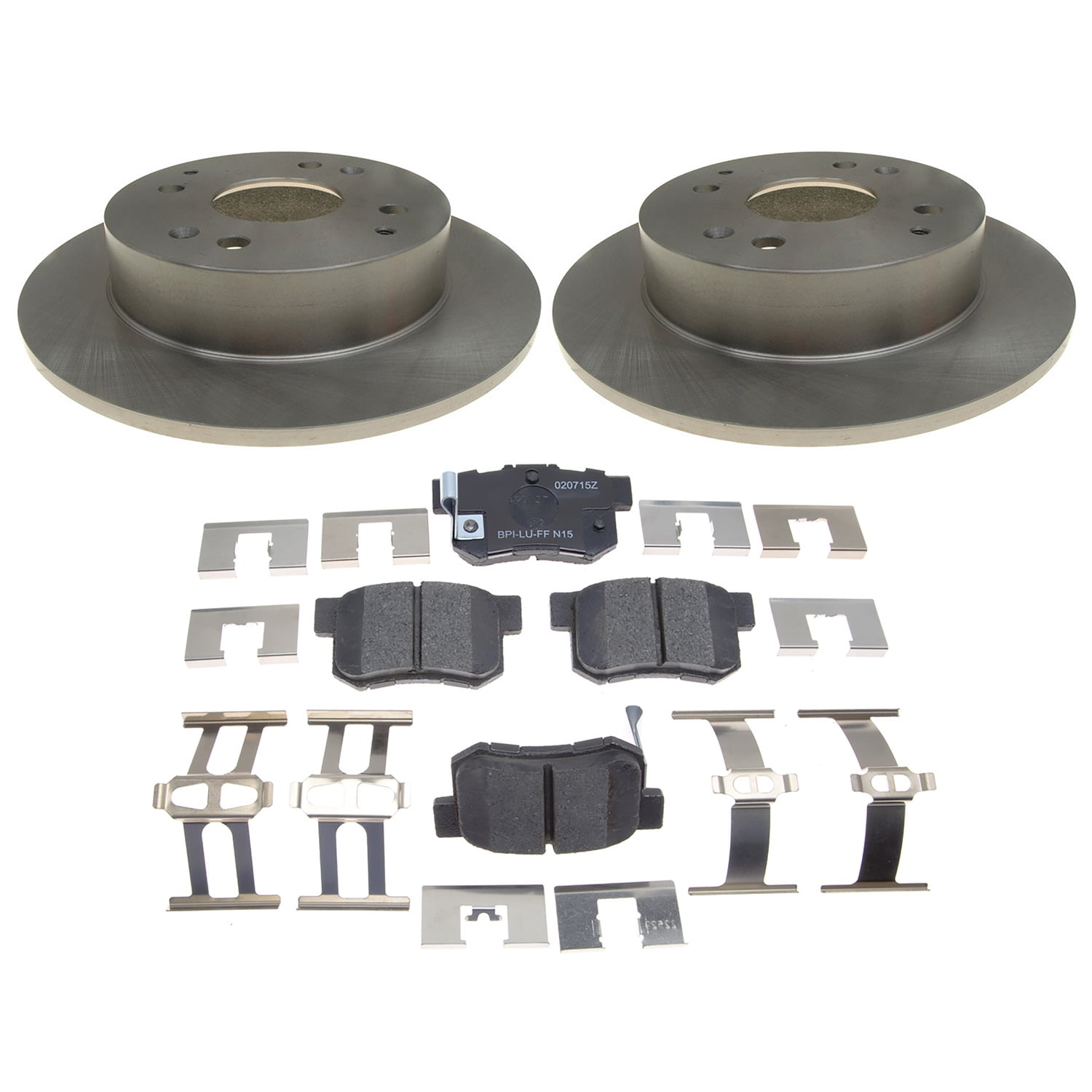 Raybestos 537CH96708R, Replacement Pad and Rotors Brake Kit for Select Acura and Honda Vehicles