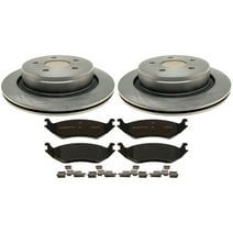 Raybestos 967MH780082R, Replacement Pad and Rotors Brake Kit for Select Chrysler, Dodge and Ram Vehicles
