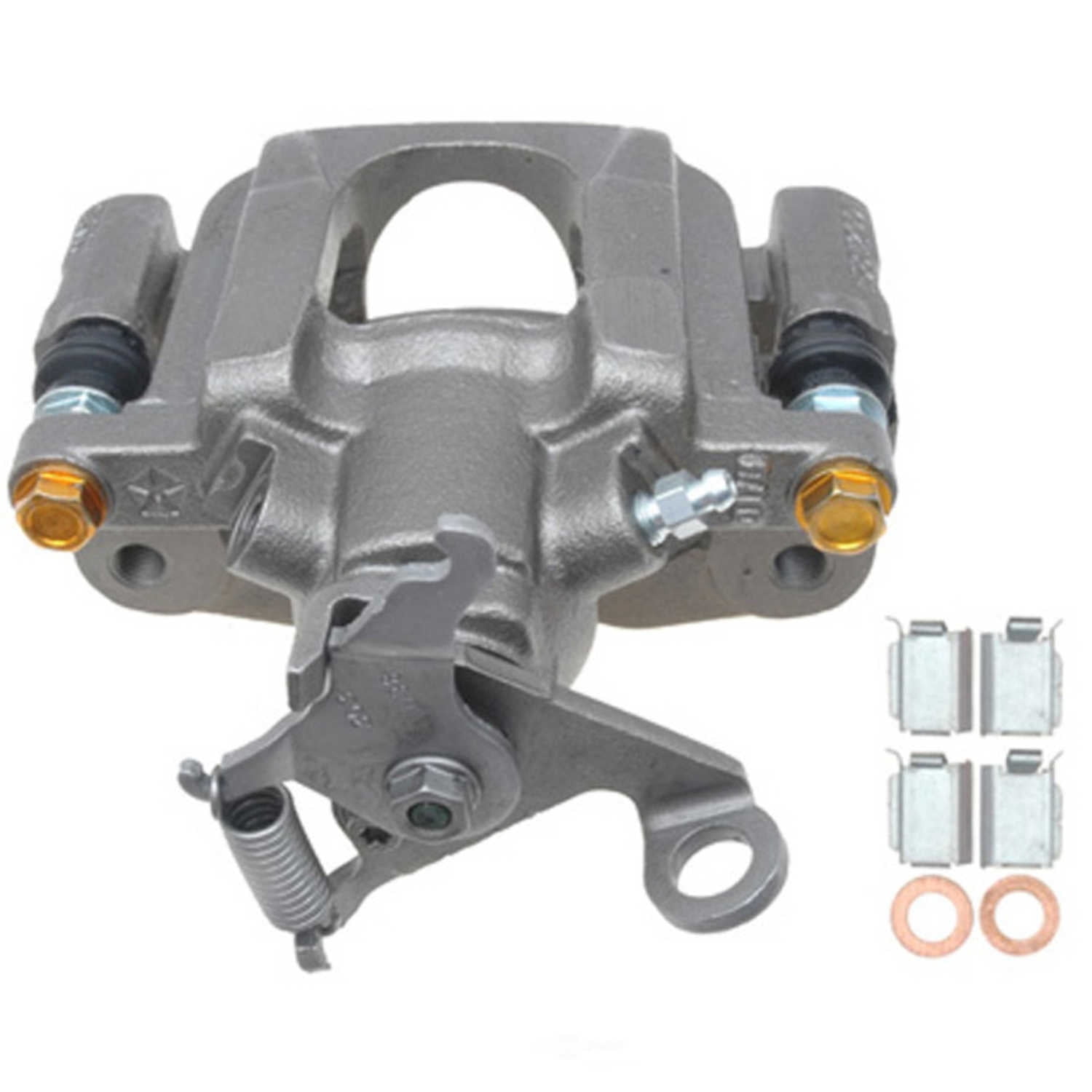 Raybestos Brakes FRC12018C Raybestos R-Line Reman Semi-Loaded Coated Caliper & Bracket Assy