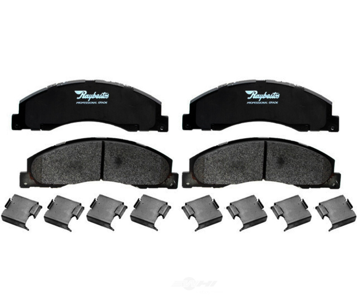 Raybestos DSC BRK PAD Set SEMI Fits select: 2008-2019,2021-2023 FORD ECONOLINE