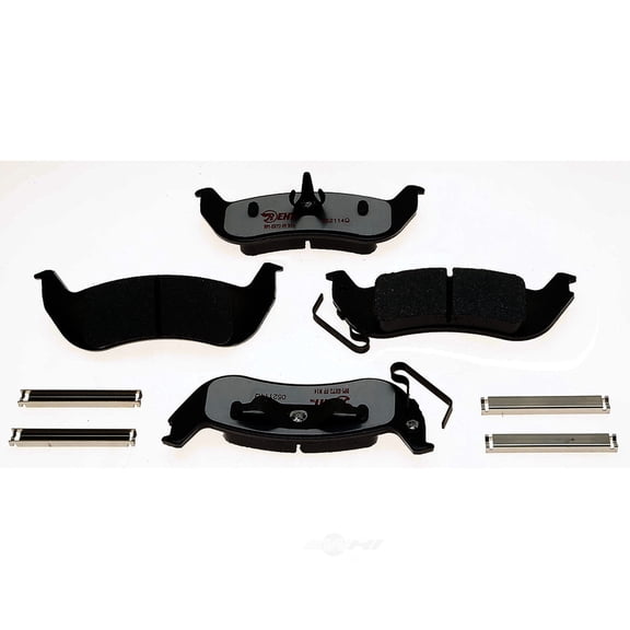 Raybestos EHT1040AH: Semi-Metallic Brake Pads Front, 4 Piece