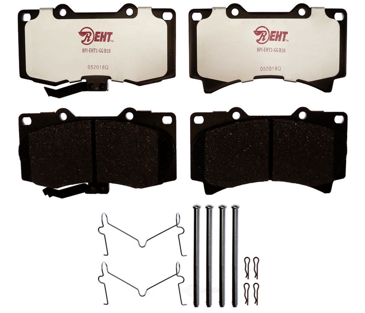 Raybestos EHT1119H Enhanced Technology Friction Pads Brake Pad Set Fits select: 2006-2010 HUMMER H3, 2009-2010 HUMMER H3T