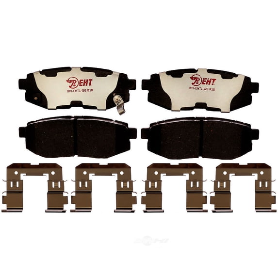 Raybestos EHT1124H Enhanced Technology Friction Pads Brake Pad Set Fits select: 2010-2014 SUBARU LEGACY, 2013-2016 TOYOTA SCION FR-S
