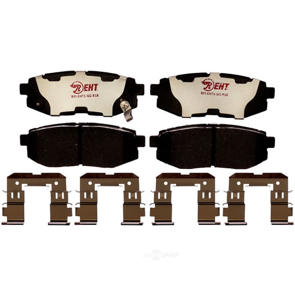 Raybestos EHT1124H Enhanced Technology Friction Pads Brake Pad Set Fits select: 2010-2014 SUBARU LEGACY, 2013-2016 TOYOTA SCION FR-S