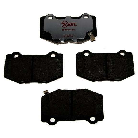 Raybestos EHT1718 Enhanced Technology Friction Pads Brake Pad Set Fits select: 2016-2017 CHEVROLET CAMARO, 2014-2019 CHEVROLET CORVETTE