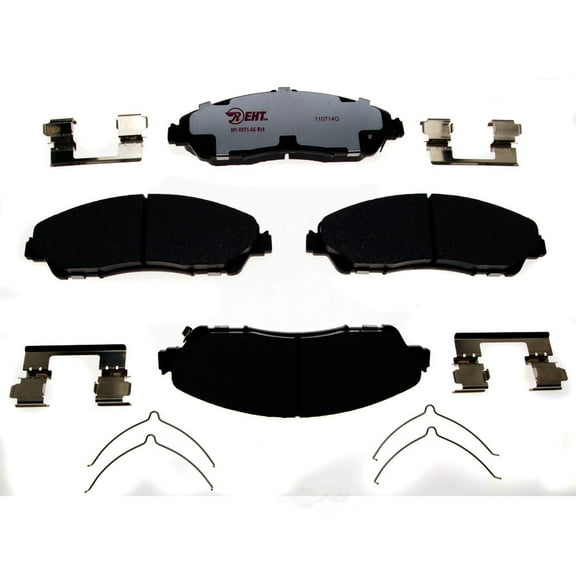 Raybestos EHT1723H : Ceramic Brake Pads Front, Enhanced Hybrid Technology, 2 Pack