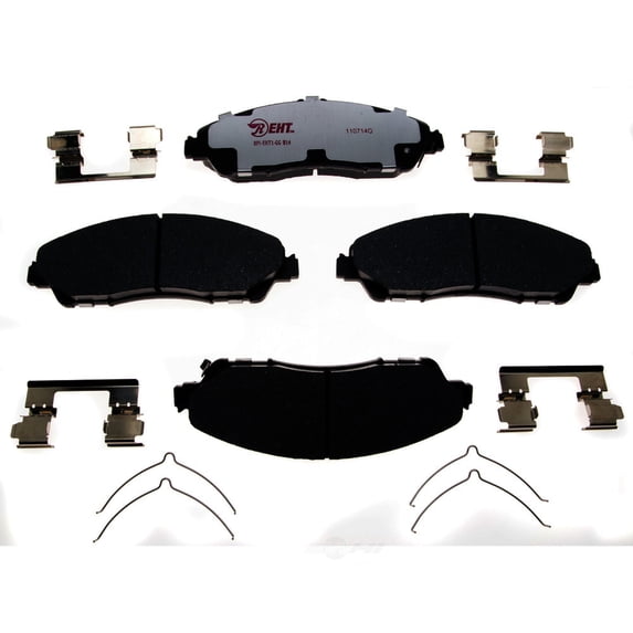 Raybestos EHT1723H : Ceramic Brake Pads Front, Enhanced Hybrid Technology, 2 Pack