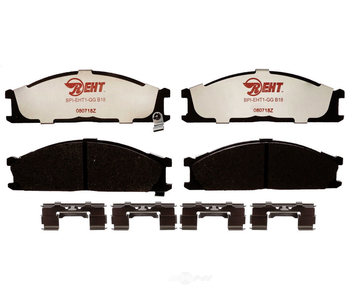 Raybestos Eht333h Enhanced Technology Friction Brake Pads Set Fits : 1998-2004 Nissan Frontier, 1995-1997 Nissan Truck, Size: One size