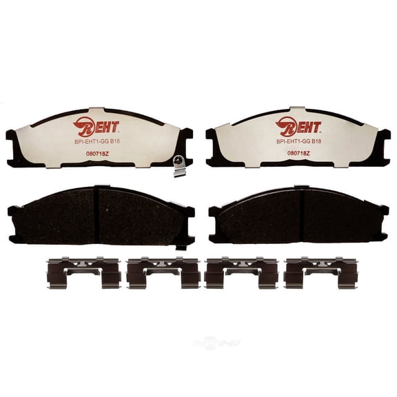 Raybestos Eht333h Enhanced Technology Friction Brake Pads Set Fits : 1998-2004 Nissan Frontier, 1995-1997 Nissan Truck, Size: One size