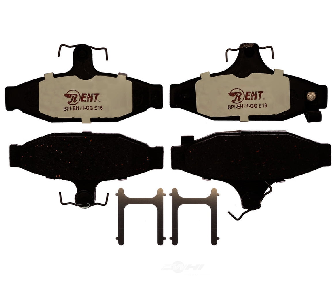 Raybestos EHT413H Enhanced Technology Friction Pads Disc Brake Pad Set For Chevrolet Camaro 1988–1997, Chevrolet Corvette 1988–1996