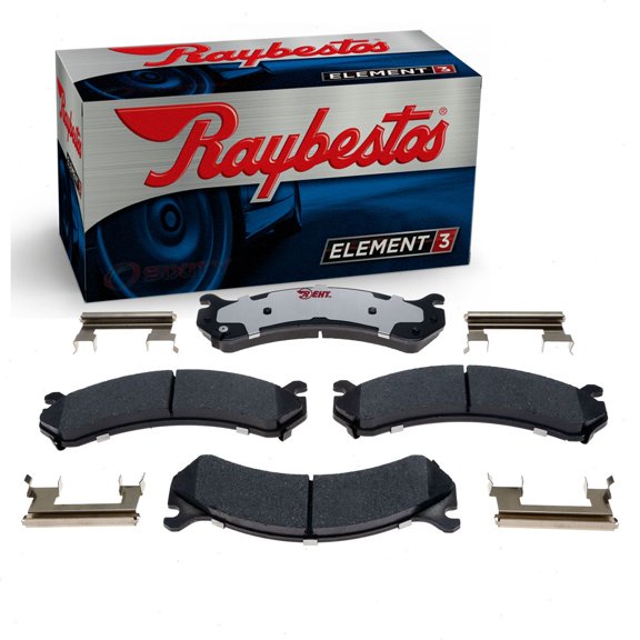 Raybestos Front Element3 Disc Brake Pad Set compatible with GMC Sierra 2500 HD 2001-2010