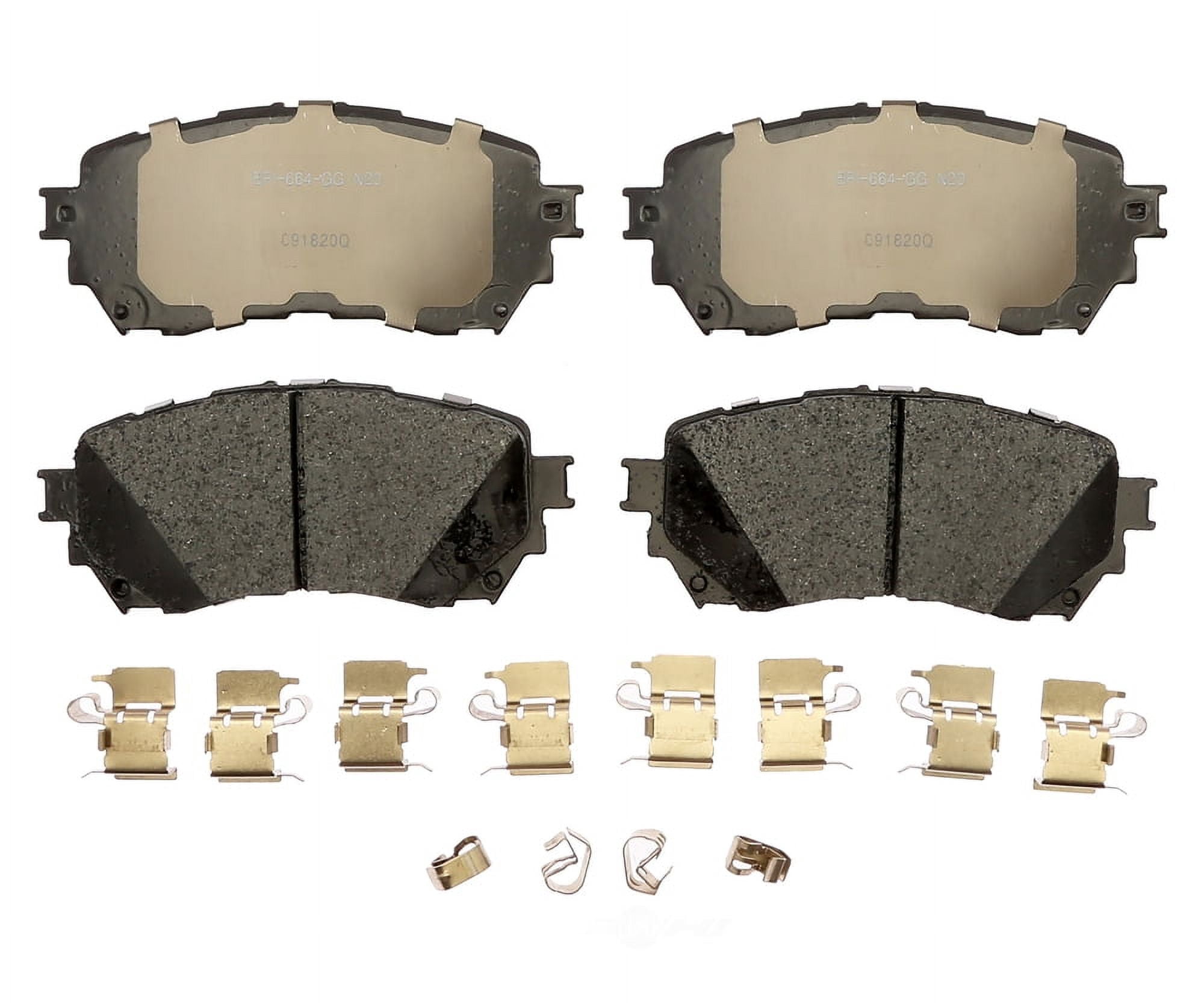 Raybestos MGD1711CH R-Line; Ceramic Disc Brake Pad Set