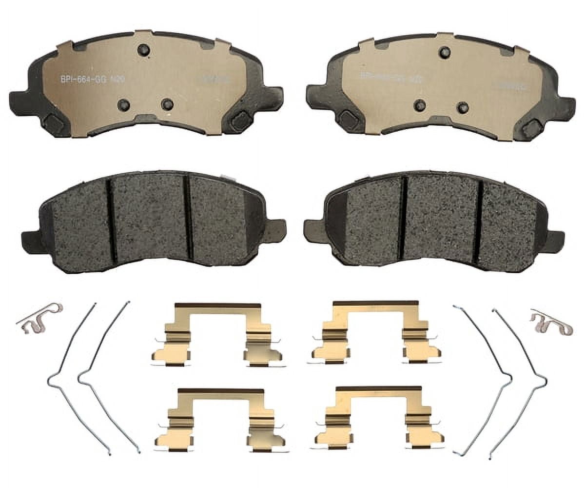 Raybestos MGD2057CH R-Line; Ceramic Disc Brake Pad Set Fits select: 2017 JEEP COMPASS, 2017 JEEP PATRIOT