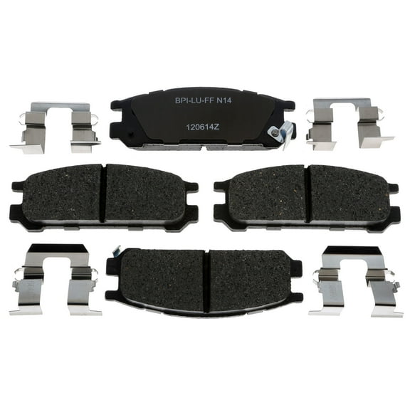Raybestos MGD471CH Ceramic Brake Pad Set, Rear Brake, Fit for 1999-1990 Subaru Models