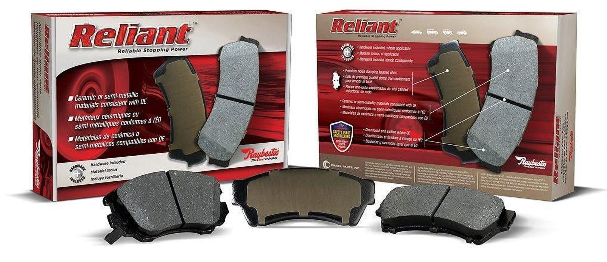 Raybestos MGD856ACH Reliant Brake Pad Set, 1 Pack Fits select: 2002-2005,2007 JEEP LIBERTY