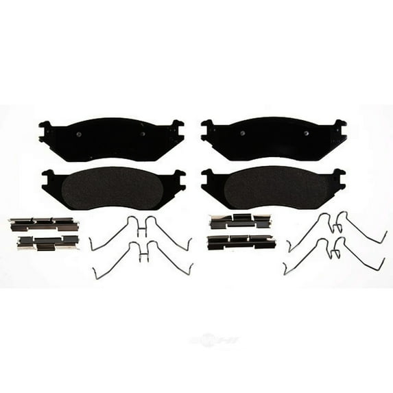 Raybestos PGD1045M Professional Grade Semi-Metallic Disc Brake Pad Set Fits select: 2004-2007 FORD ECONOLINE