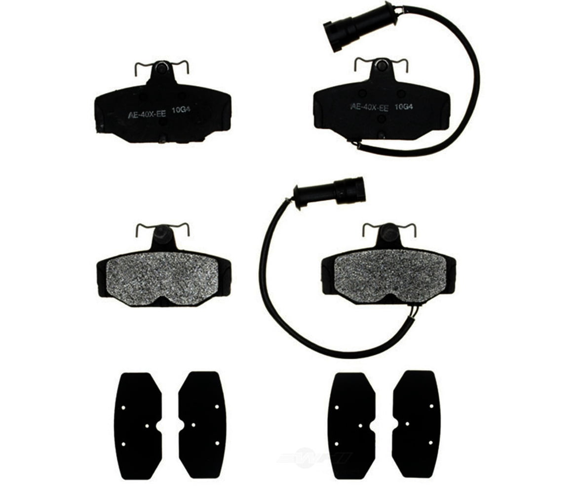 Raybestos PGD382M Professional Grade Semi-Metallic Disc Brake Pad Set Fits select: 1988-1989 MERKUR SCORPIO