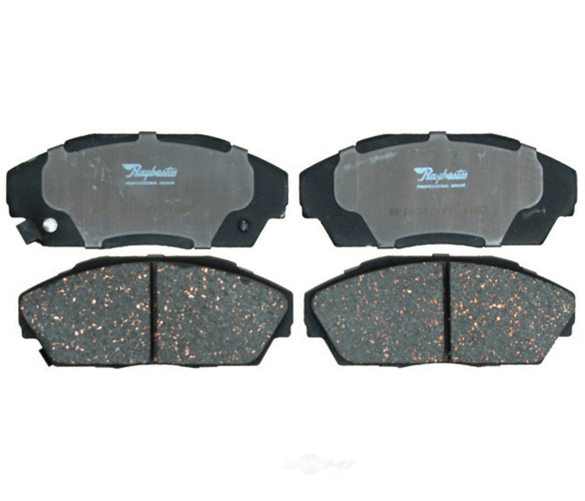 Raybestos PGD409C Professional Grade Ceramic Disc Brake Pad Set Fits select: 1990-1991 ACURA INTEGRA, 1992-1993 HONDA CIVIC EX/EX-V