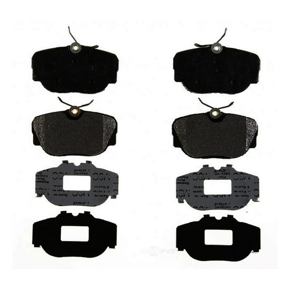 Raybestos PGD493AM Professional Grade Semi-Metallic Disc Brake Pad Set Fits select: 1999-2004 LAND ROVER DISCOVERY II, 1995-2002 LAND ROVER RANGE ROVER