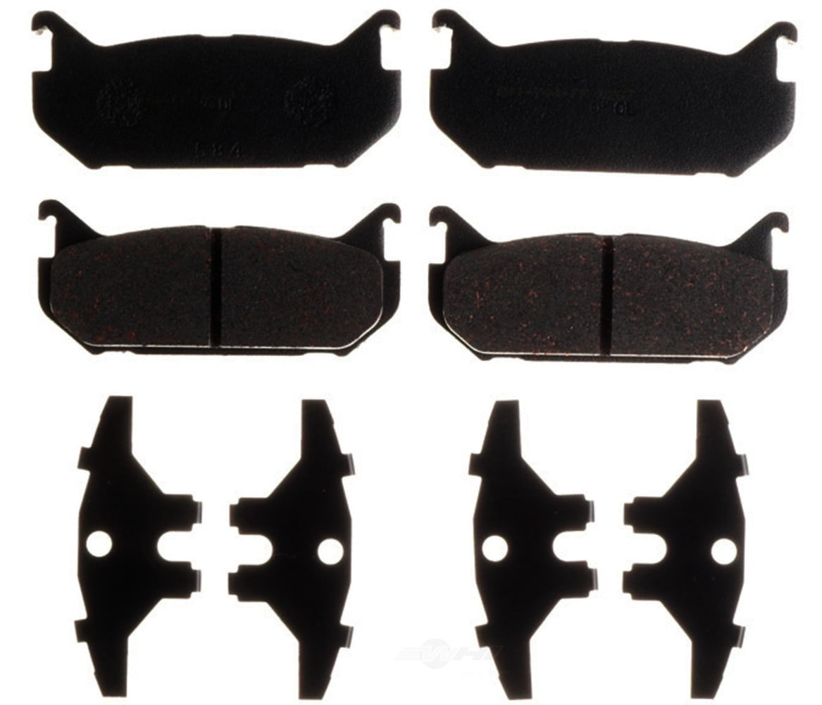 Raybestos PGD584C Professional Grade Ceramic Disc Brake Pad Set Fits select: 1993-2002 MAZDA 626, 1993-1997 FORD PROBE