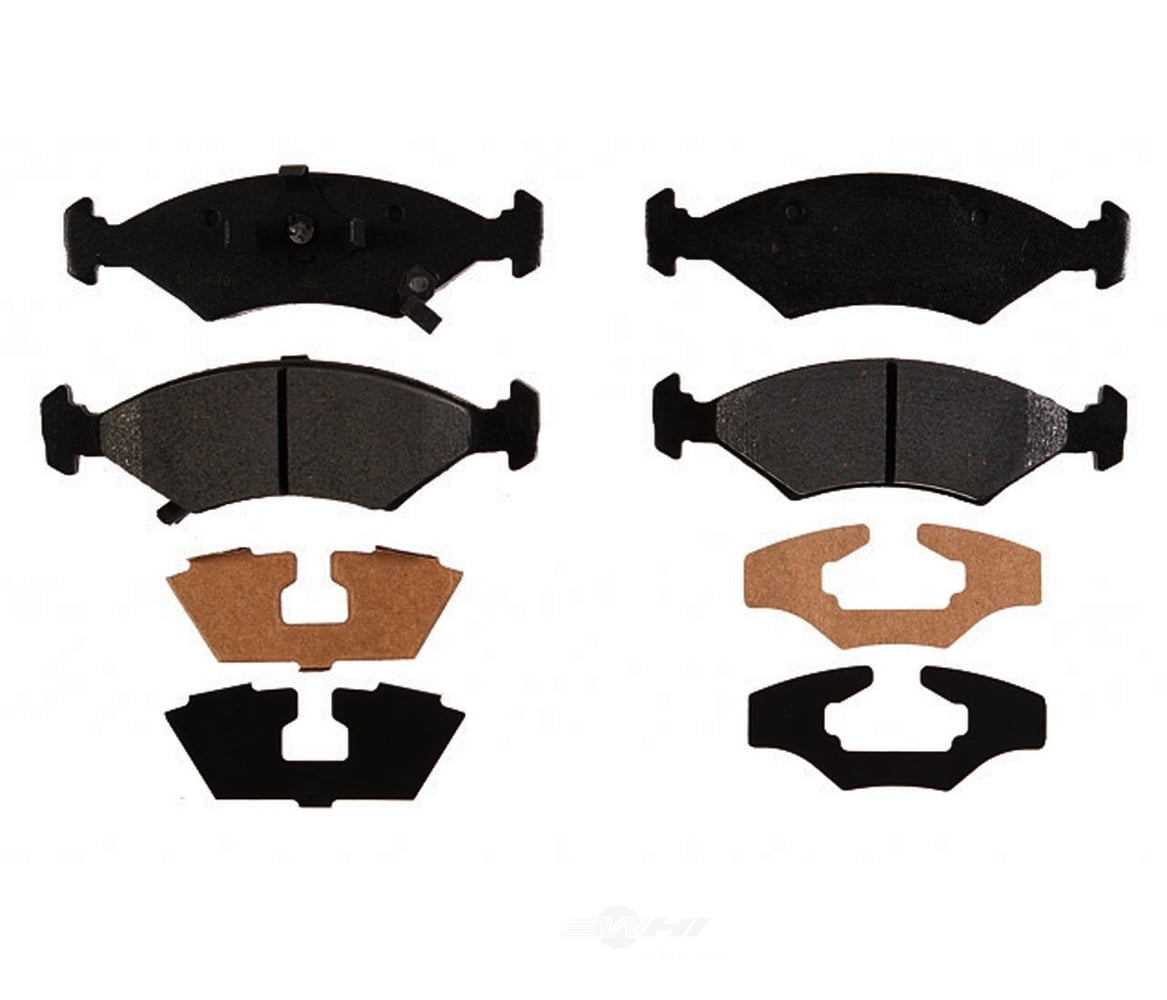 Raybestos PGD649M Professional Grade Semi-Metallic Disc Brake Pad Set Fits select: 1994-2000 KIA SEPHIA, 1986-1993 FERRARI MONDIAL