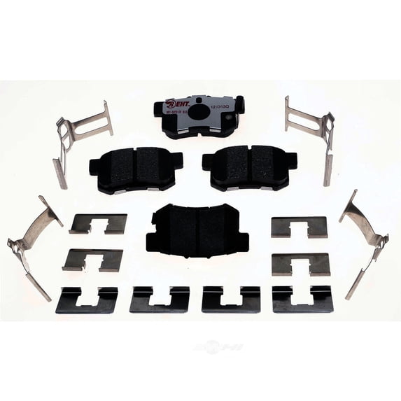 Raybestos EHT537H Hybrid Brake Pad Set Fits:2015-2002 Honda Civic Rear, 2007-1990 Honda Accord Rear