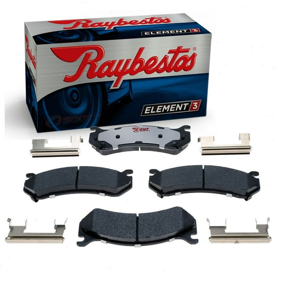 Raybestos Rear Element3 Disc Brake Pad Set compatible with Chevrolet Silverado 2500 1999-2010