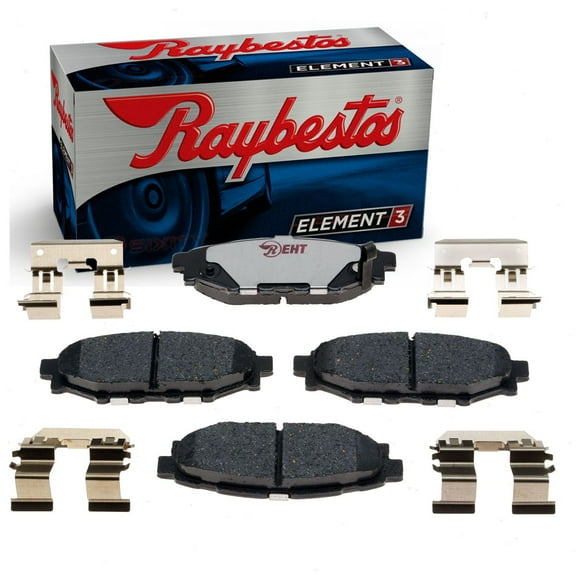 Raybestos Rear Element3 Disc Brake Pad Set compatible with Subaru Forester 2.5L H4 2009-2018