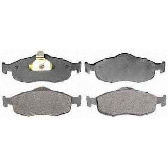 Raybestos SGD648M Service Grade Semi-Metallic Disc Brake Pad Set Fits select: 1999 FORD CONTOUR SE/COMFORT/SPORT, 1999-2002 MERCURY COUGAR