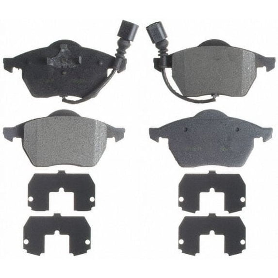Raybestos SGD687AM Service Grade Semi-Metallic Disc Brake Pad Set Fits select: 1999-2005 VOLKSWAGEN JETTA, 2000-2010 VOLKSWAGEN NEW BEETLE