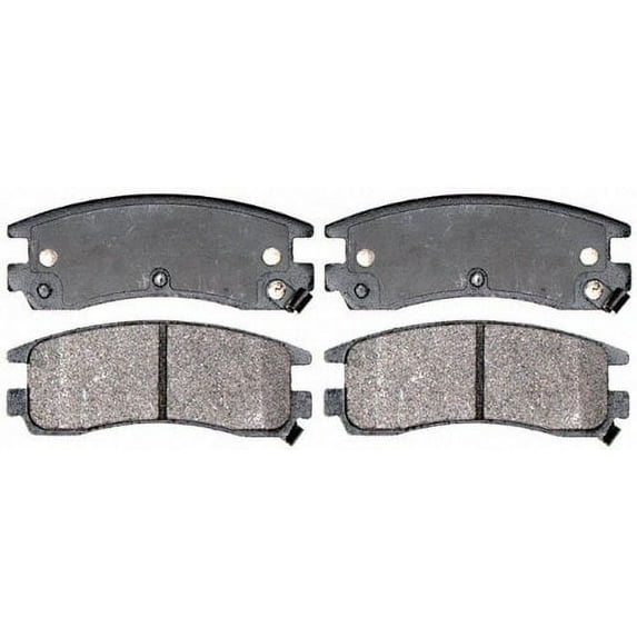 Raybestos SGD714M Service Grade Semi-Metallic Disc Brake Pad Set Fits select: 2000-2005 BUICK LESABRE, 2004 CADILLAC PROFESSIONAL CHASSIS
