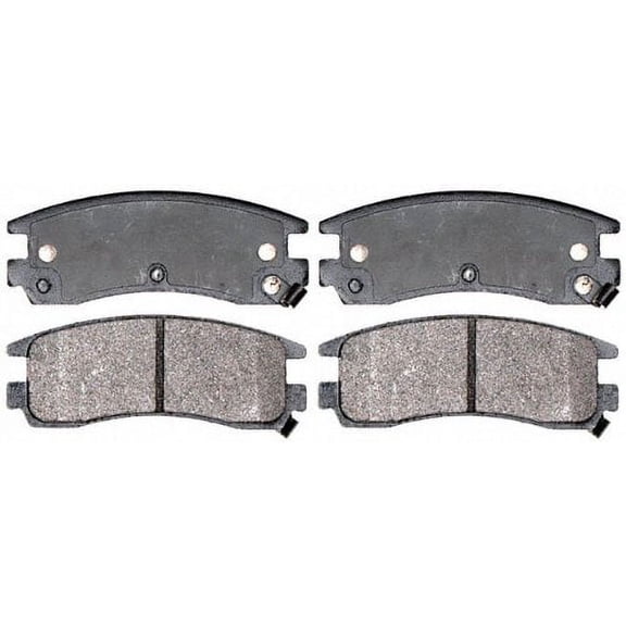 Raybestos SGD714M Service Grade Semi-Metallic Disc Brake Pad Set Fits select: 2000-2005 BUICK LESABRE, 2004 CADILLAC PROFESSIONAL CHASSIS