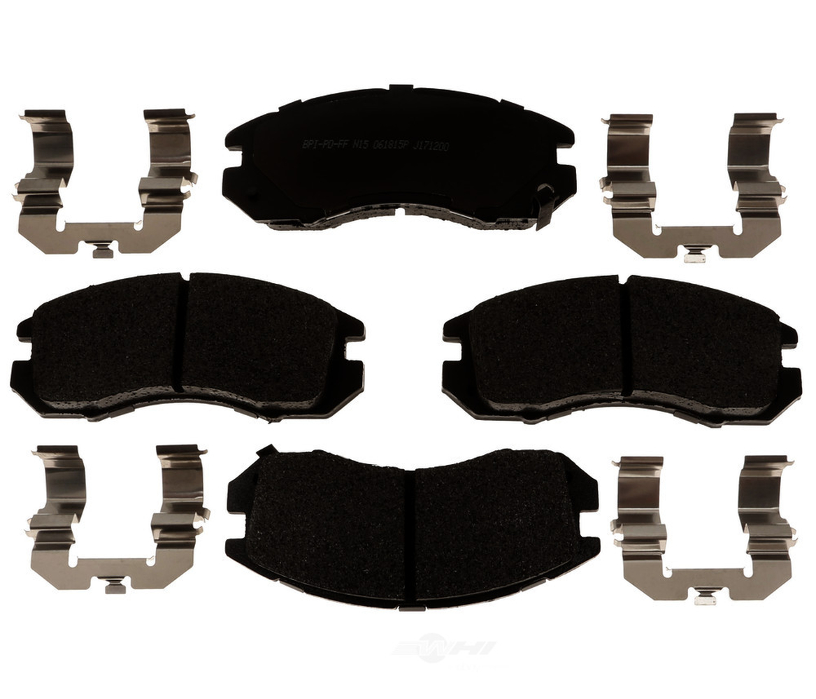 Raybestos&nbsp;Reliant Friction medium grade pad Fits select: 1990-1996 SUBARU LEGACY, 1993-1996 SUBARU IMPREZA