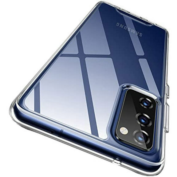 Rayboen for Samsung Galaxy S20 FE Case, Crystal Clear Designed Non-Slip Shockproof Protective Cover, Hard Plastic Back & Soft TPU Frame Thin Phone Case for Samsung Galaxy S20 FE 5G, 6.5 inch