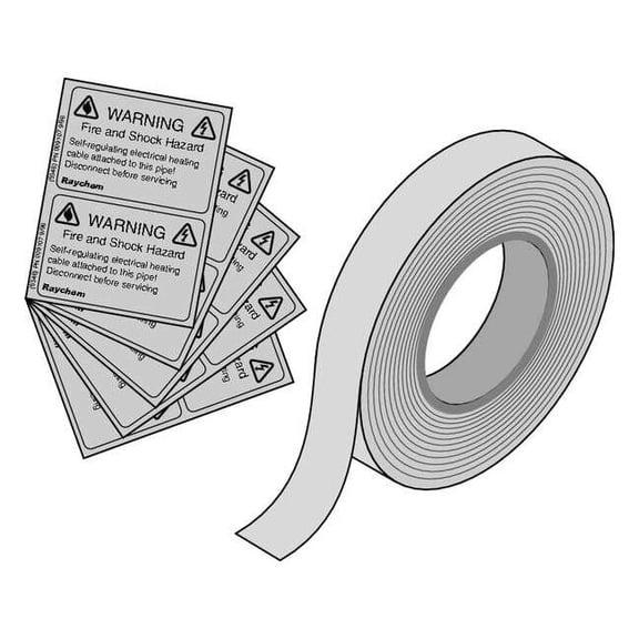 Raychem Heating Cable Application Tape 062231-000