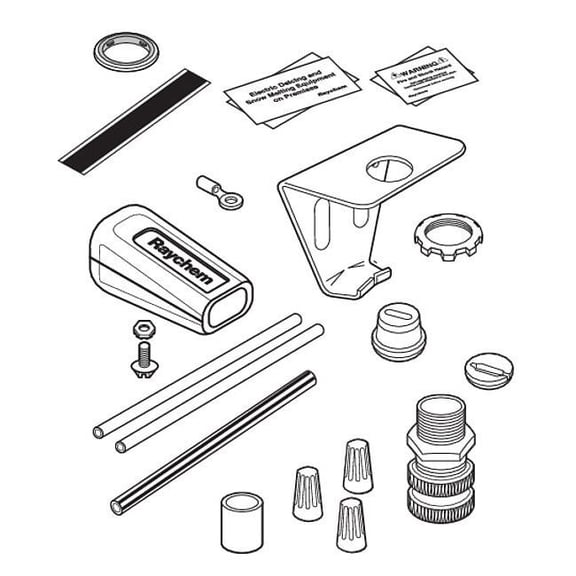 Permanent Power Connection Kit, For Use With WinterGard Heating Cables
