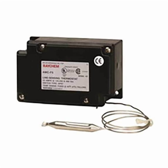 Line Voltage Mechanical Thermostat, Heat Only, -30 to 140 F, 125 to 480V AC, 1H