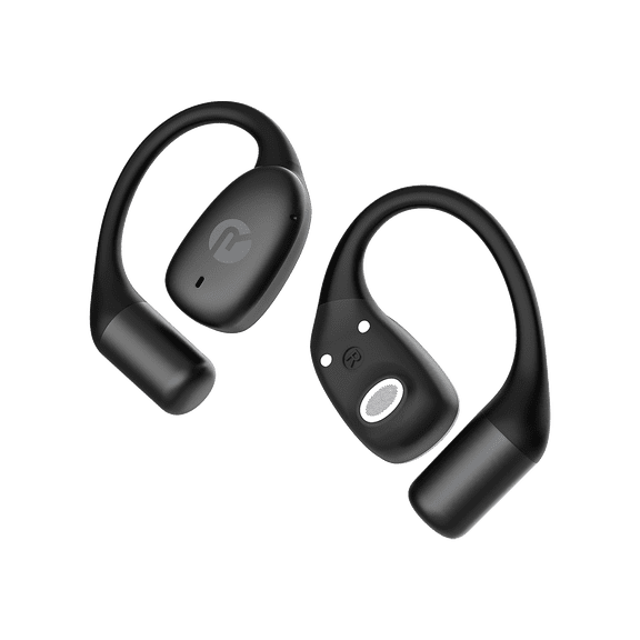 Raycon Essential Open Earbuds True Wireless Open Ear Bluetooth 6.0 Headphones, Ultra-Lightweight, Comfort Hook Design, IPX5 Water Resistant, 36 Hours of Battery Life (Black)